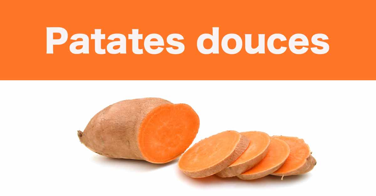 patates douces