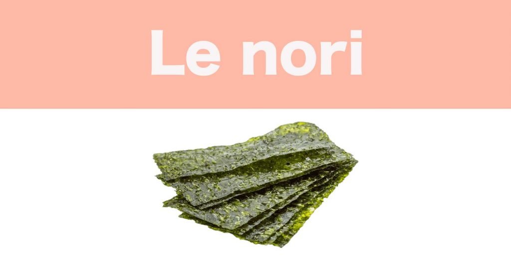 Le nori, super algue comestible